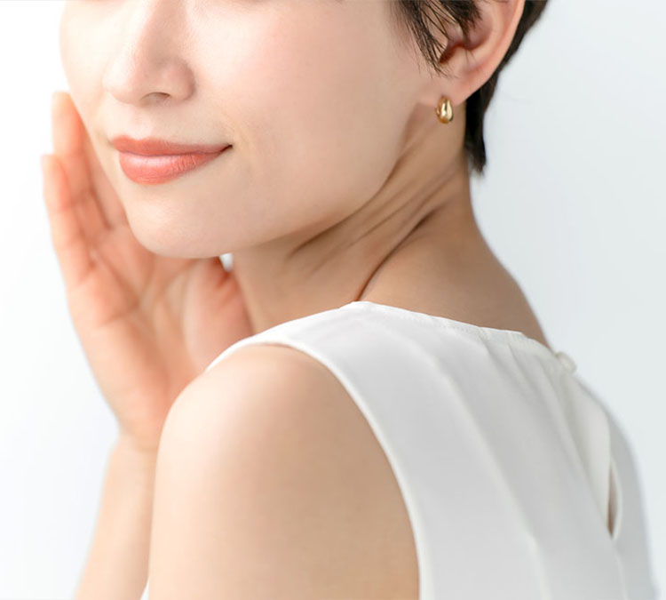 小顔・二重あご解消イメージ