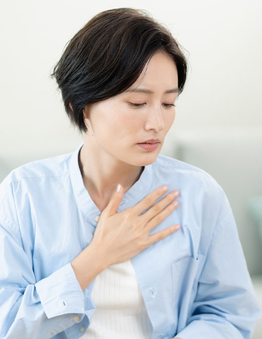 動悸・脈が飛ぶ症状の診療について